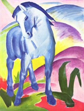 Blaues Pferd I Expresionismo Pinturas al óleo
